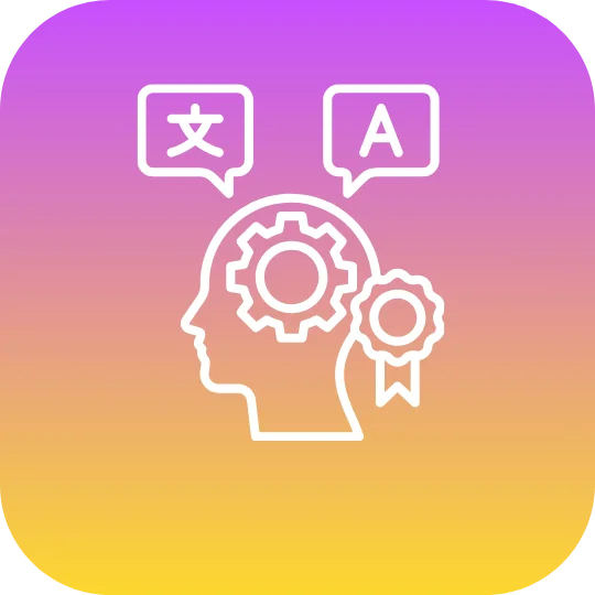 Multilingual Language Support Icon